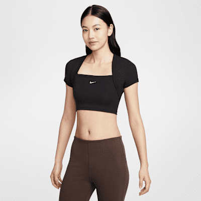 Nike Sportswear Chill Knit Women's Tight Cropped Mini-Rib 2